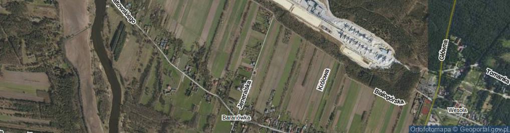 Zdjęcie satelitarne Jeneralska ul.