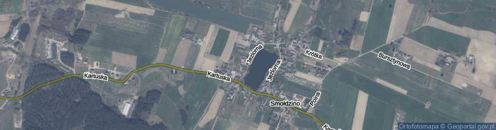 Zdjęcie satelitarne Jeziorna ul.