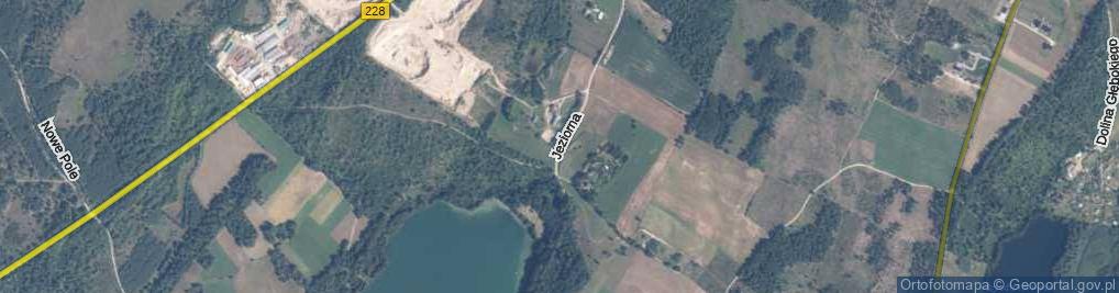 Zdjęcie satelitarne Jeziorna ul.