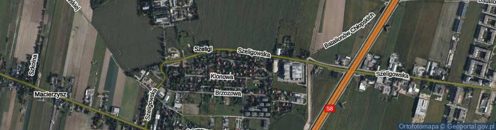 Zdjęcie satelitarne Jesionowa ul.