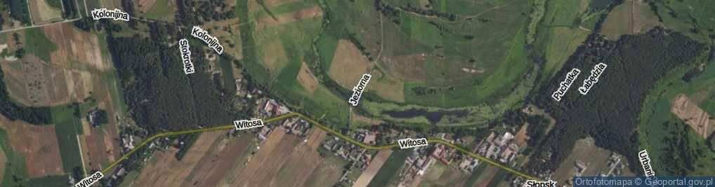 Zdjęcie satelitarne Jeziorna ul.