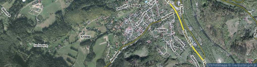 Zdjęcie satelitarne Jesionowa ul.