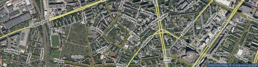 Zdjęcie satelitarne Jemiołowa ul.