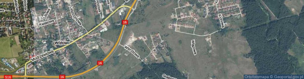 Zdjęcie satelitarne Jesionowa ul.