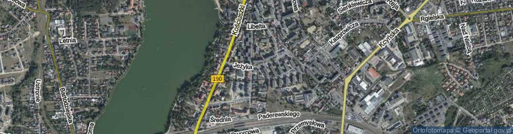 Zdjęcie satelitarne Jeżyka ul.
