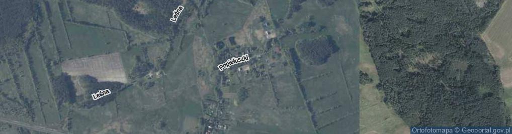 Zdjęcie satelitarne Jesienna ul.