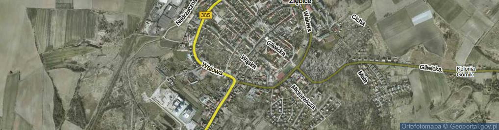 Zdjęcie satelitarne Jelenia ul.