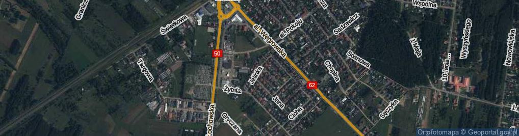 Zdjęcie satelitarne XXX lecia PRL ul.