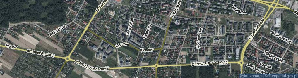 Zdjęcie satelitarne Jesionowa ul.