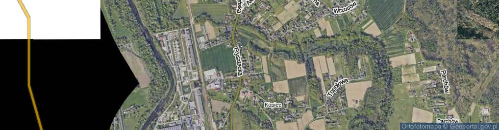 Zdjęcie satelitarne Jodłowa ul.