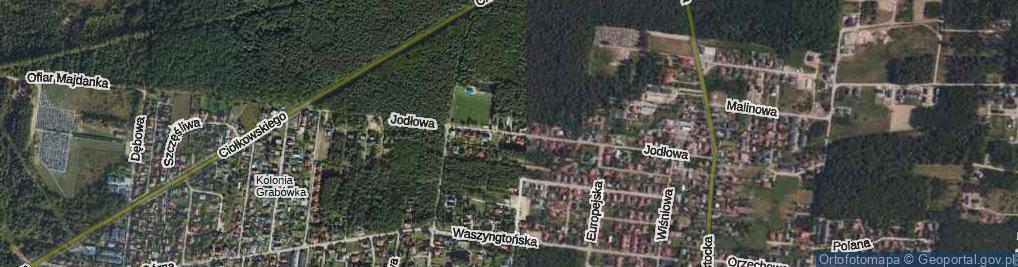Zdjęcie satelitarne Jodłowa ul.