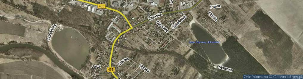 Zdjęcie satelitarne Jodłowa ul.