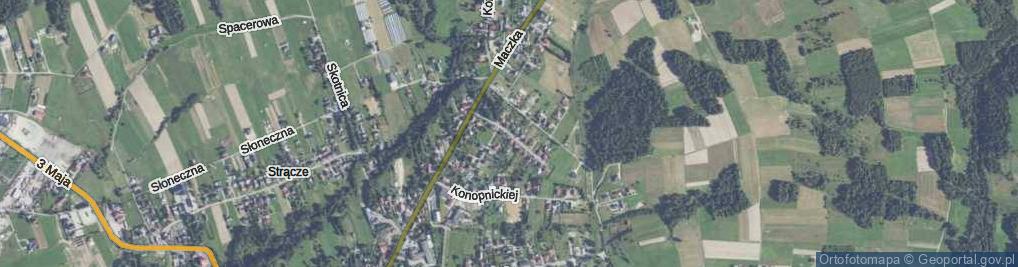 Zdjęcie satelitarne Jordana Spytka ul.