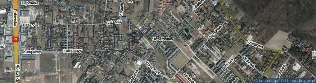 Zdjęcie satelitarne Józefosław ul.