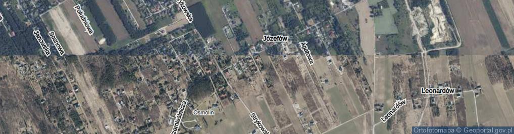 Zdjęcie satelitarne Józefów ul.