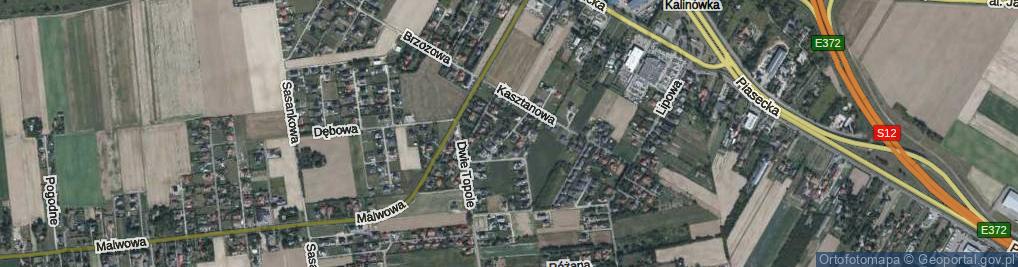 Zdjęcie satelitarne Jodłowa ul.