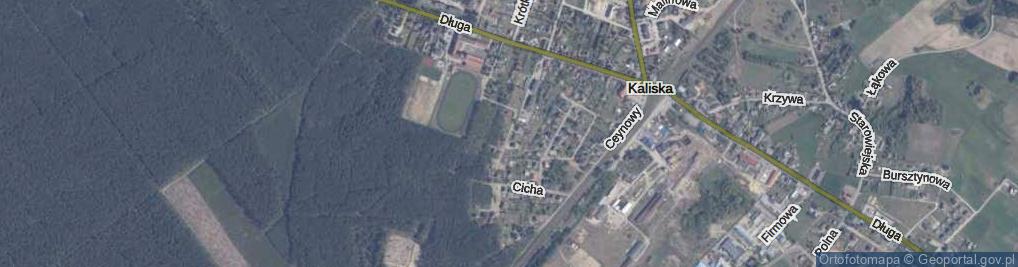 Zdjęcie satelitarne Jodłowa ul.