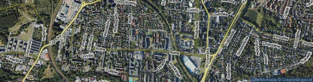 Zdjęcie satelitarne Joliot-Curie Fryderyka ul.