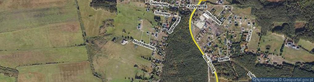 Zdjęcie satelitarne Jodłowa ul.