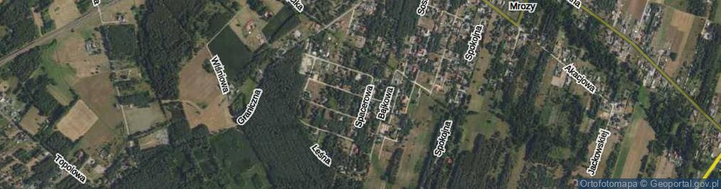 Zdjęcie satelitarne Jodłowa ul.