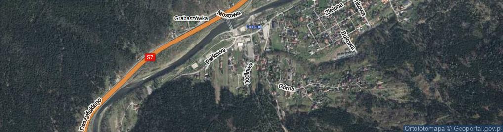 Zdjęcie satelitarne Jodłowa ul.