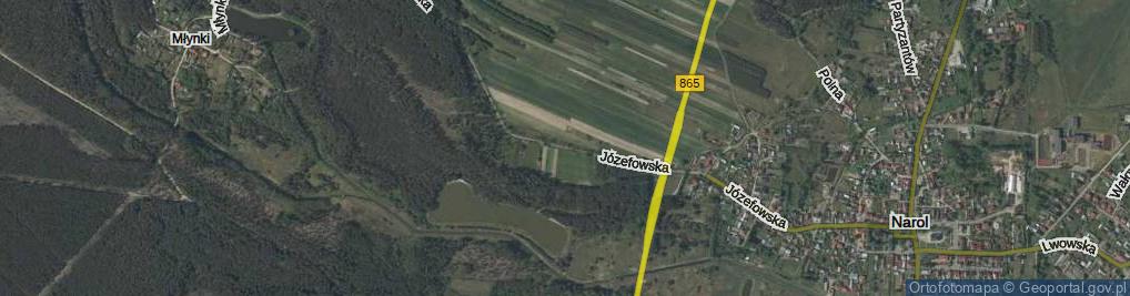 Zdjęcie satelitarne Józefowska ul.