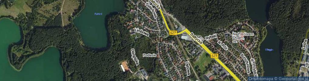 Zdjęcie satelitarne Jodłowa ul.