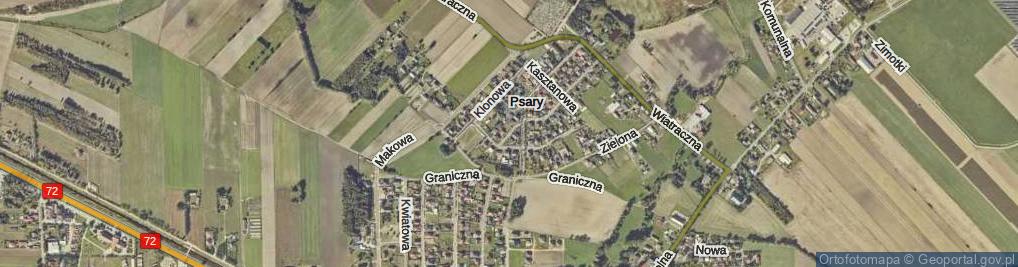 Zdjęcie satelitarne Jodłowa ul.