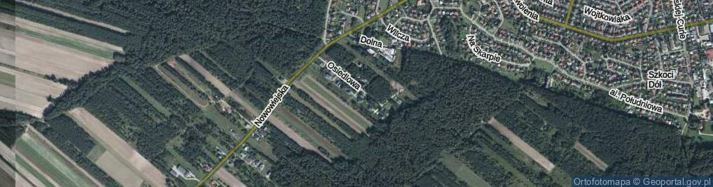 Zdjęcie satelitarne Jodłowa ul.