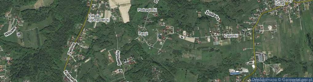 Zdjęcie satelitarne Jodłowa ul.