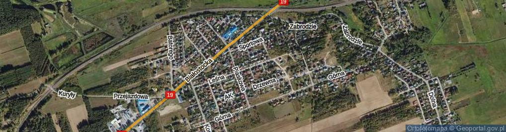 Zdjęcie satelitarne Jodłowa ul.