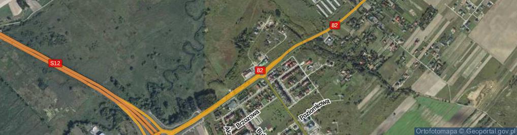 Zdjęcie satelitarne Jodłowa ul.