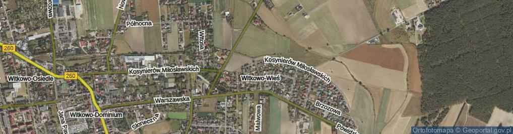 Zdjęcie satelitarne Jodłowa ul.