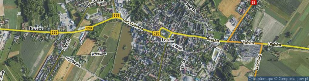 Zdjęcie satelitarne Joselewicza Berka, płk. ul.