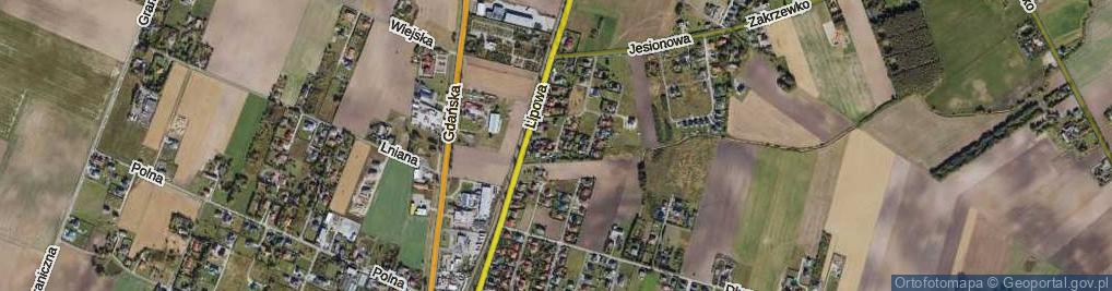 Zdjęcie satelitarne Jodłowa ul.