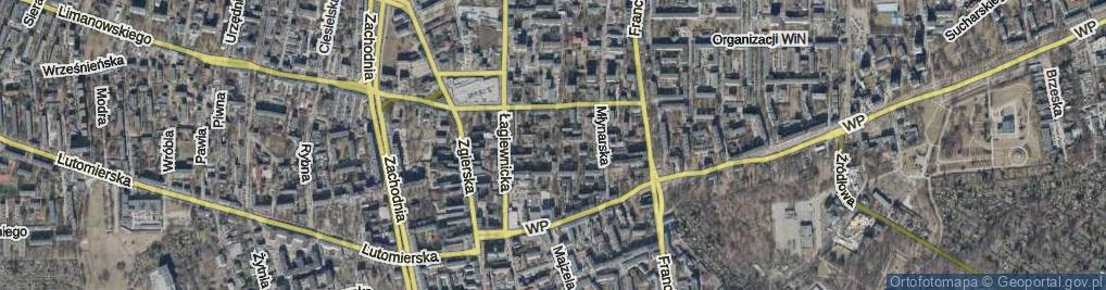 Zdjęcie satelitarne Joselewicza Berka, płk. ul.