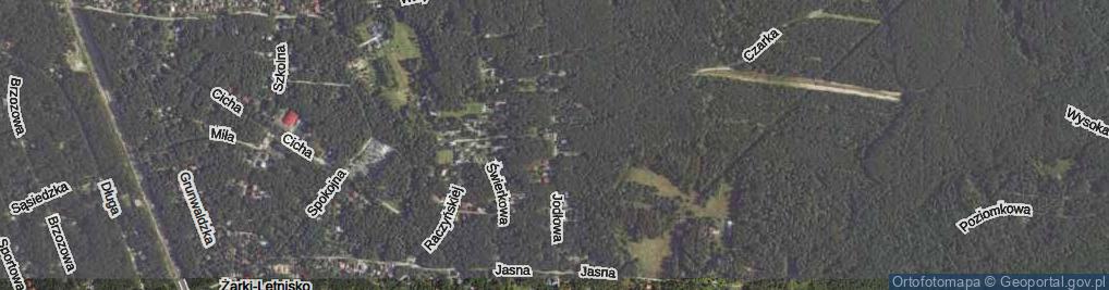 Zdjęcie satelitarne Jodłowa ul.