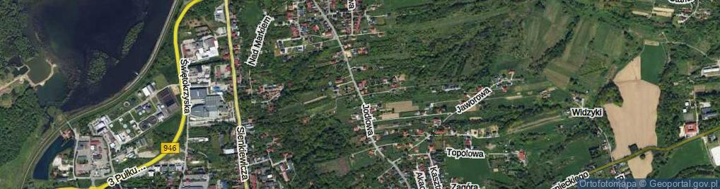 Zdjęcie satelitarne Jodłowa ul.