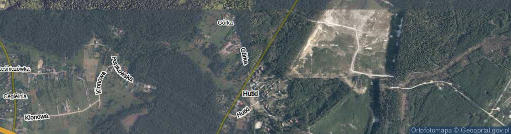 Zdjęcie satelitarne Jurajska ul.