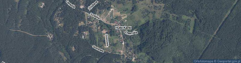 Zdjęcie satelitarne Jurajska ul.