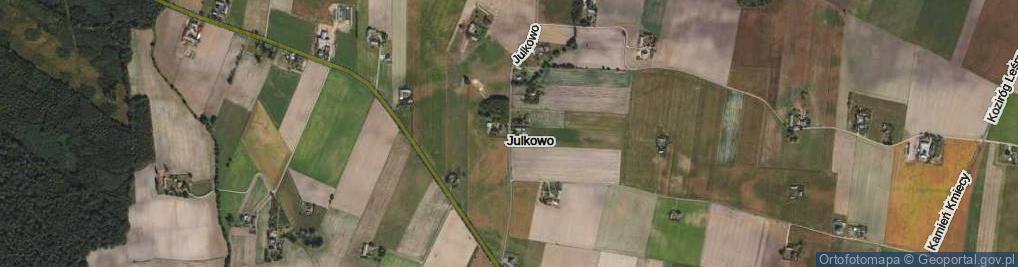 Zdjęcie satelitarne Julkowo ul.