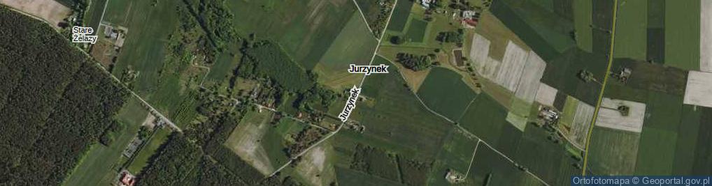 Zdjęcie satelitarne Jurzynek ul.