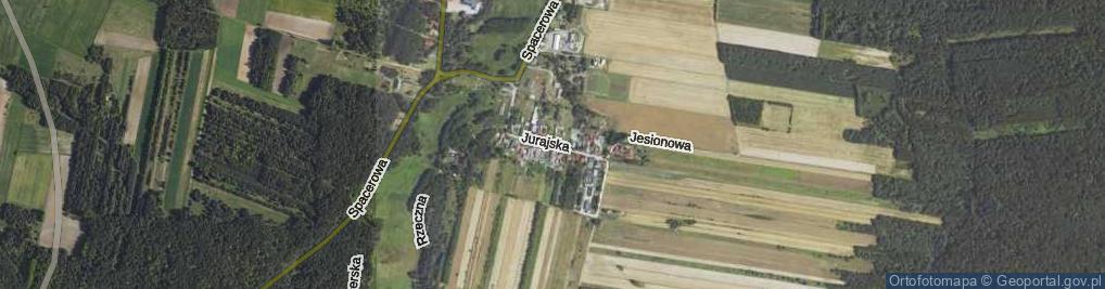 Zdjęcie satelitarne Jurajska ul.