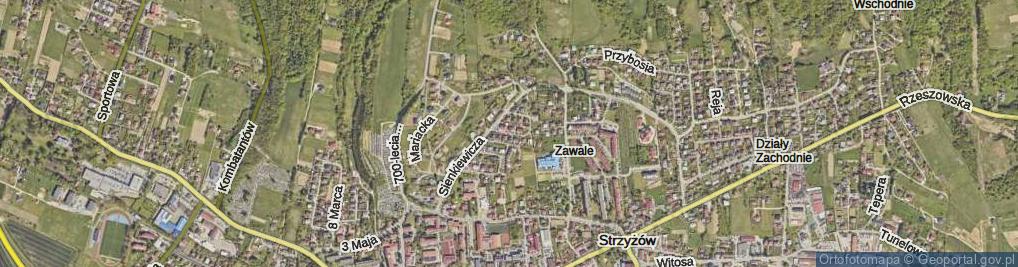 Zdjęcie satelitarne Juranda ul.