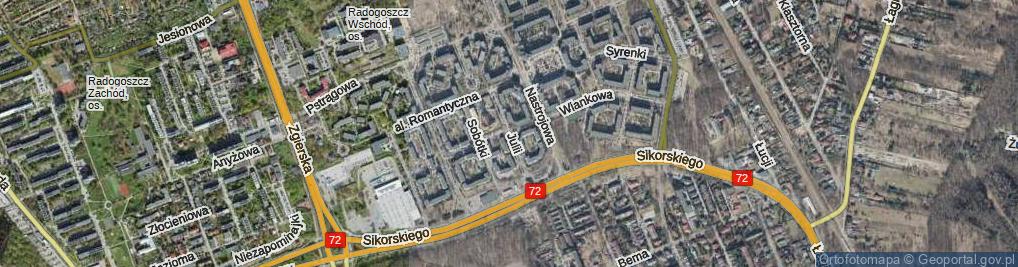 Zdjęcie satelitarne Julii ul.