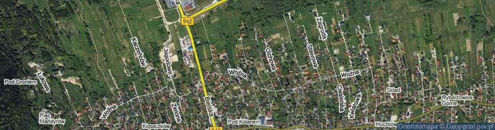 Zdjęcie satelitarne Kamienna ul.