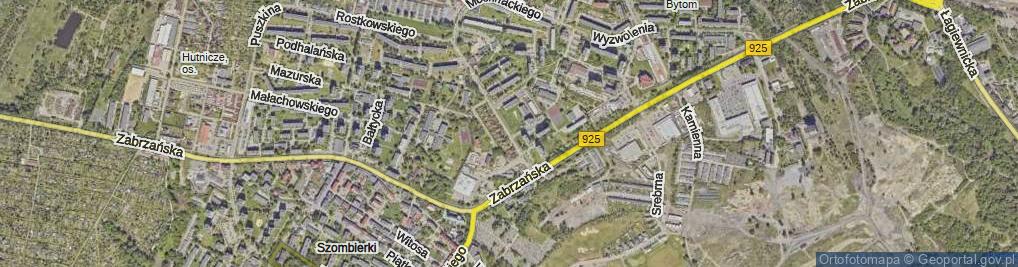 Zdjęcie satelitarne Karpacka ul.