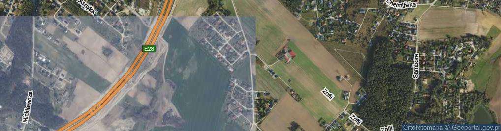 Zdjęcie satelitarne Kaszubska Droga ul.