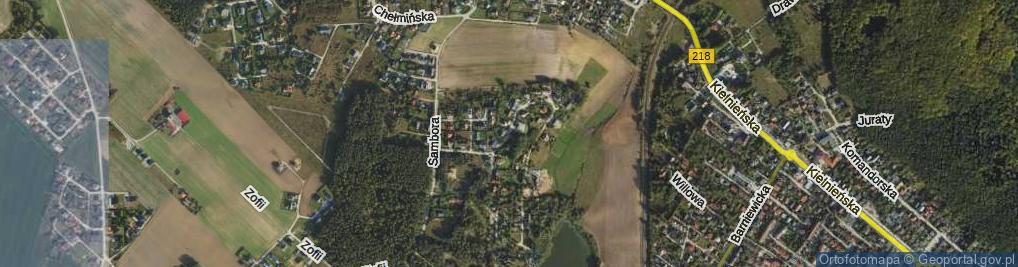 Zdjęcie satelitarne Kawelska ul.