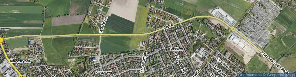 Zdjęcie satelitarne Kargoszyńska ul.